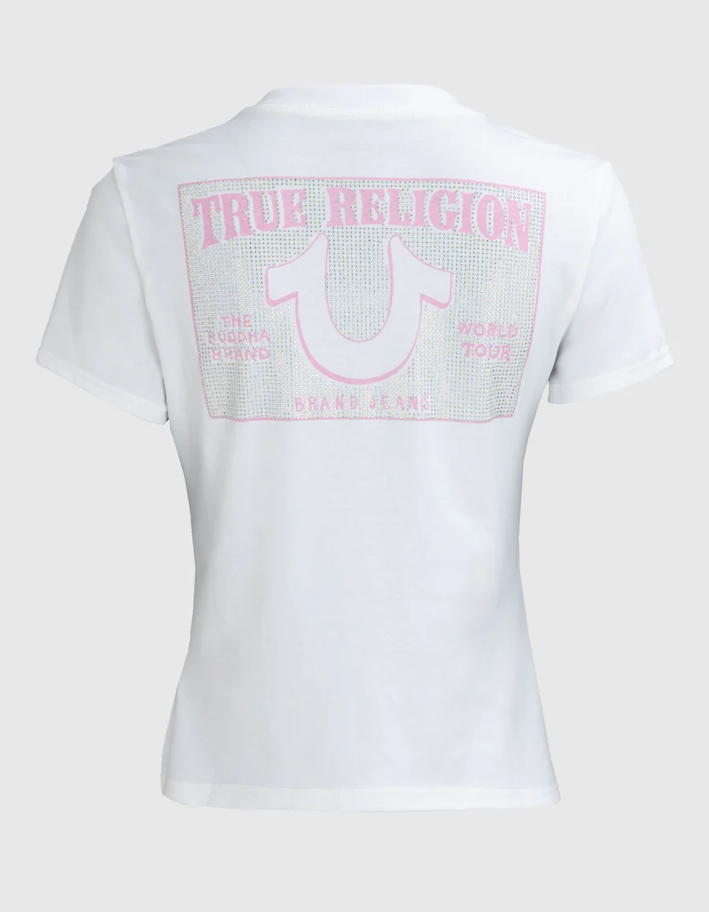 T-Shirt Crystal mit Strasssteinen
