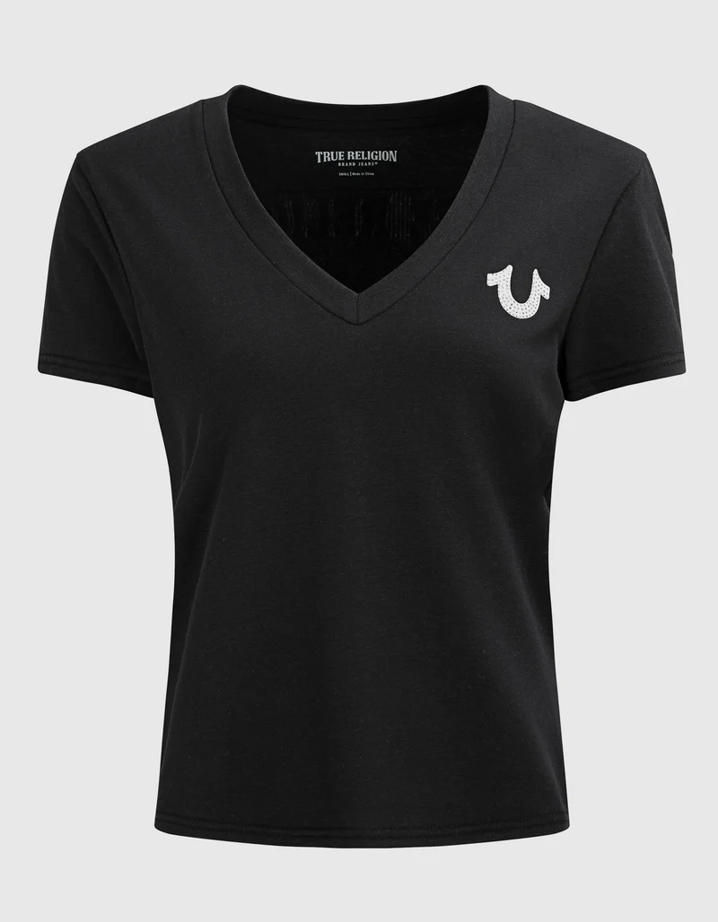 T-Shirt Crystal mit Strasssteinen