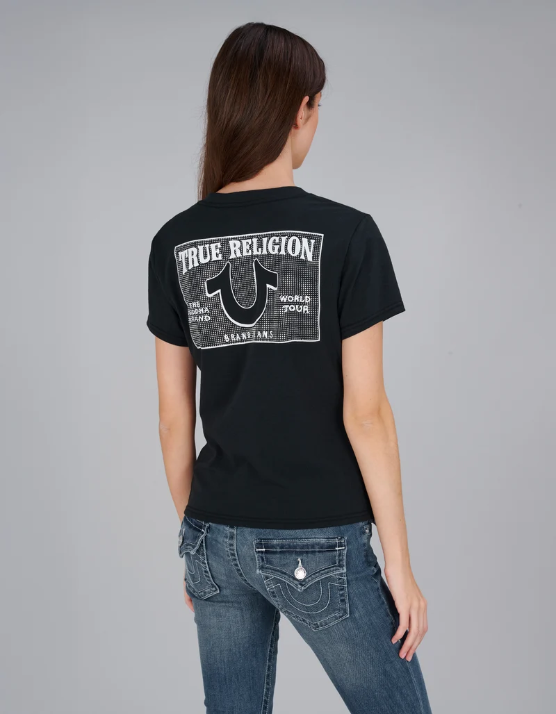 T-Shirt Crystal mit Strasssteinen
