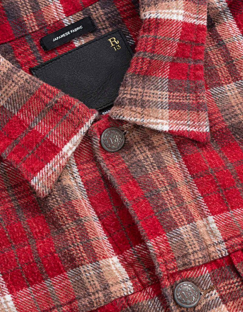 Boxy-Cut Jacke Relaxed Pleated Trucker