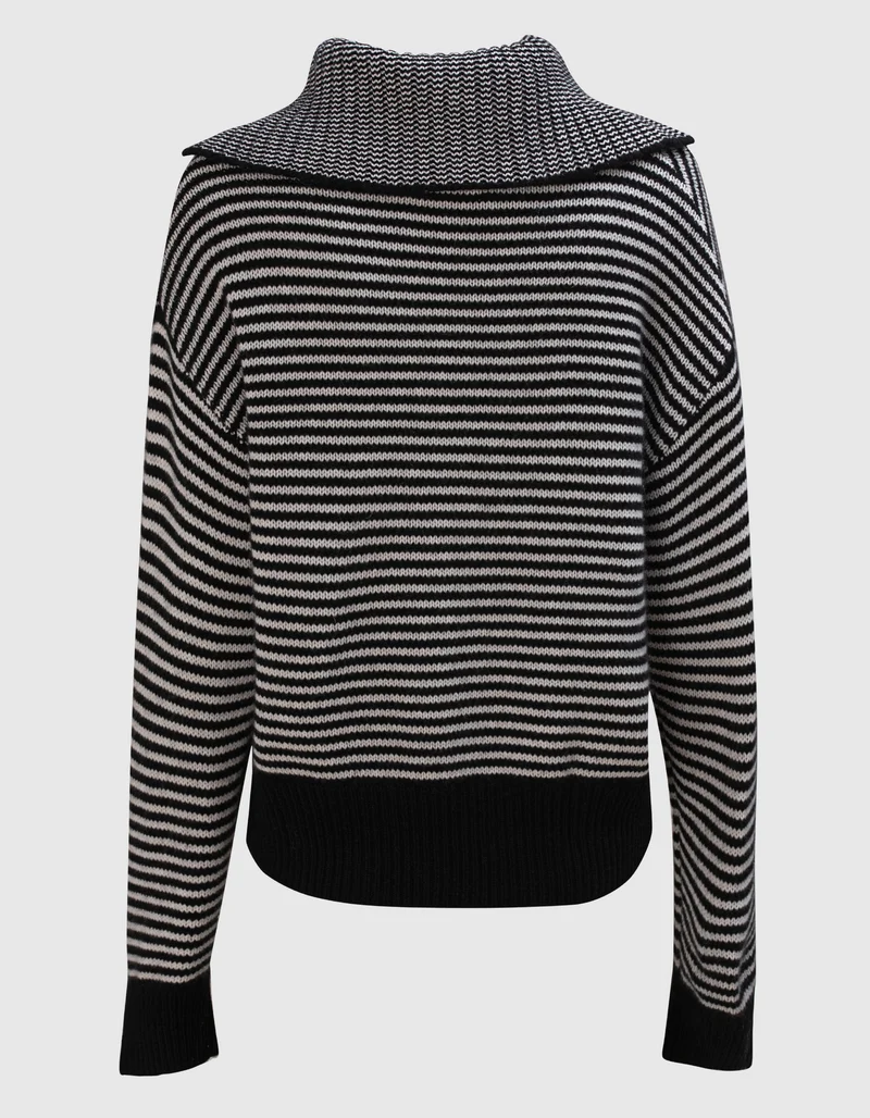 Gestreifter Kaschmir-Pullover Ranelle