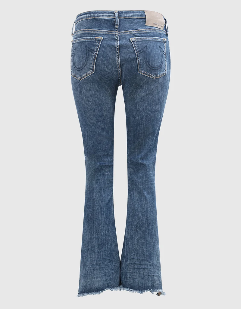 Cropped Flared-Leg Jeans Halle Kick Flare