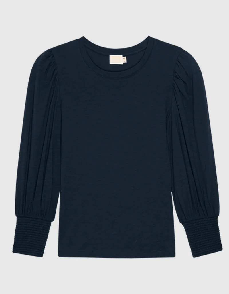 Longsleeve Loren Peasant mit Ballonärmeln
