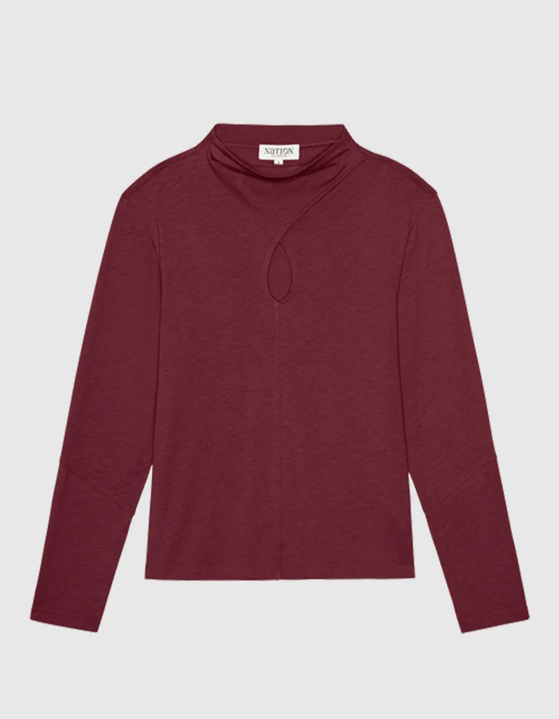 Longsleeve Naomi Keyhole