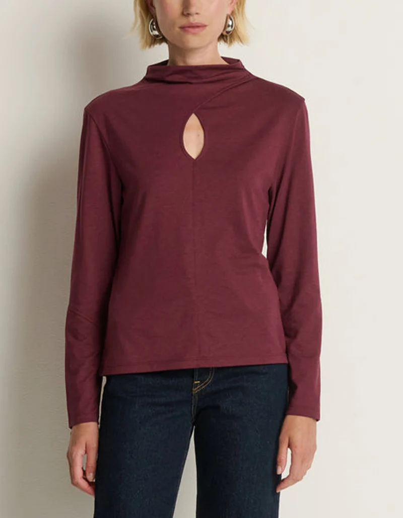 Longsleeve Naomi Keyhole