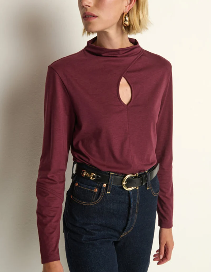 Longsleeve Naomi Keyhole