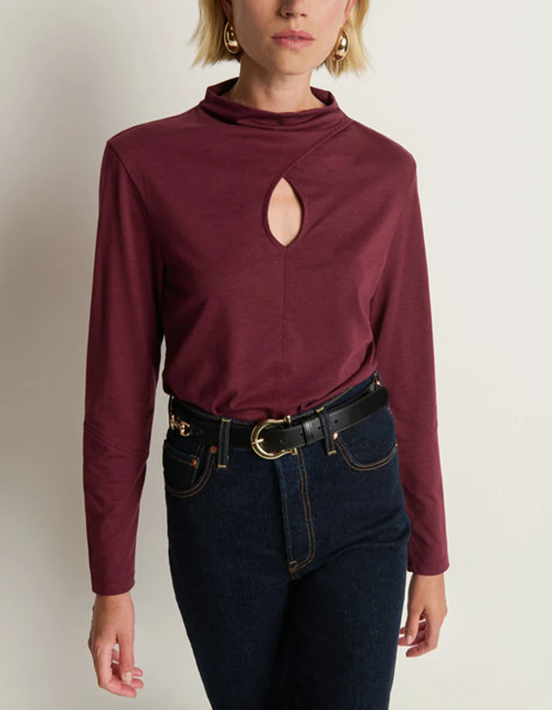 Longsleeve Naomi Keyhole