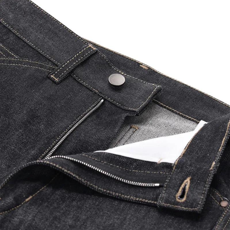 Straight-Fit Jeans aus Baumwolle