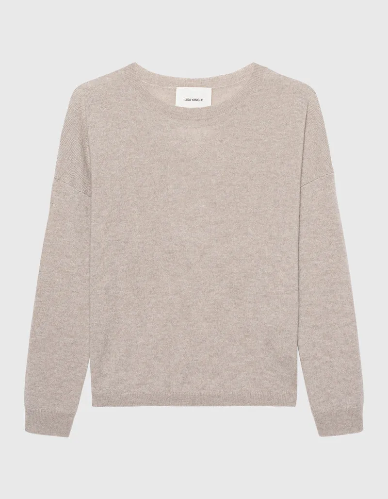 Kaschmir-Pullover Dea mit Rundhalsausschnitt