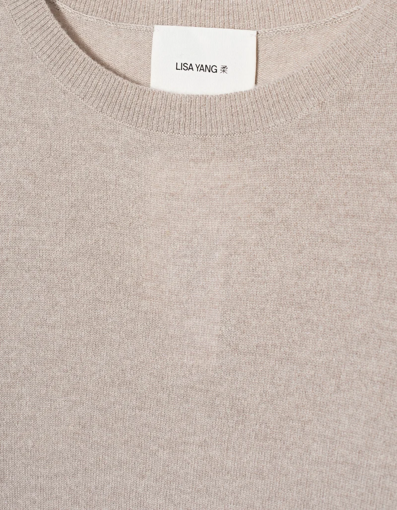 Kaschmir-Pullover Dea mit Rundhalsausschnitt