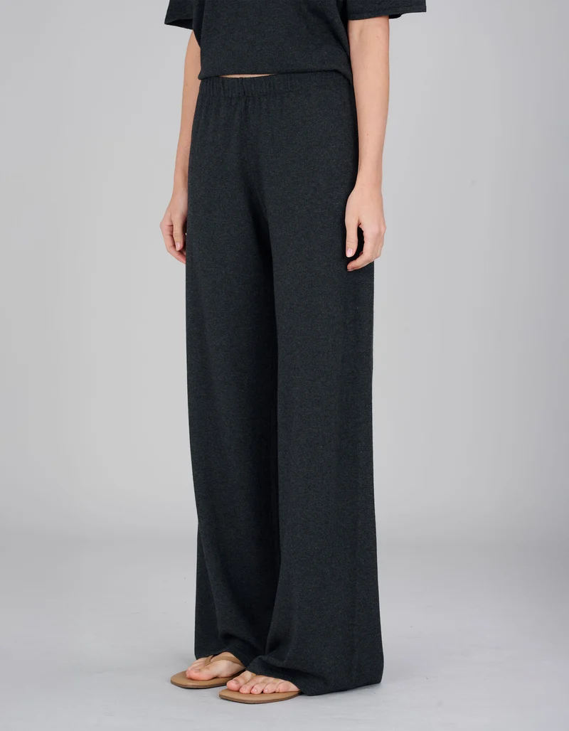 Wide-Leg Hose Aina mit Kaschmir-Anteil