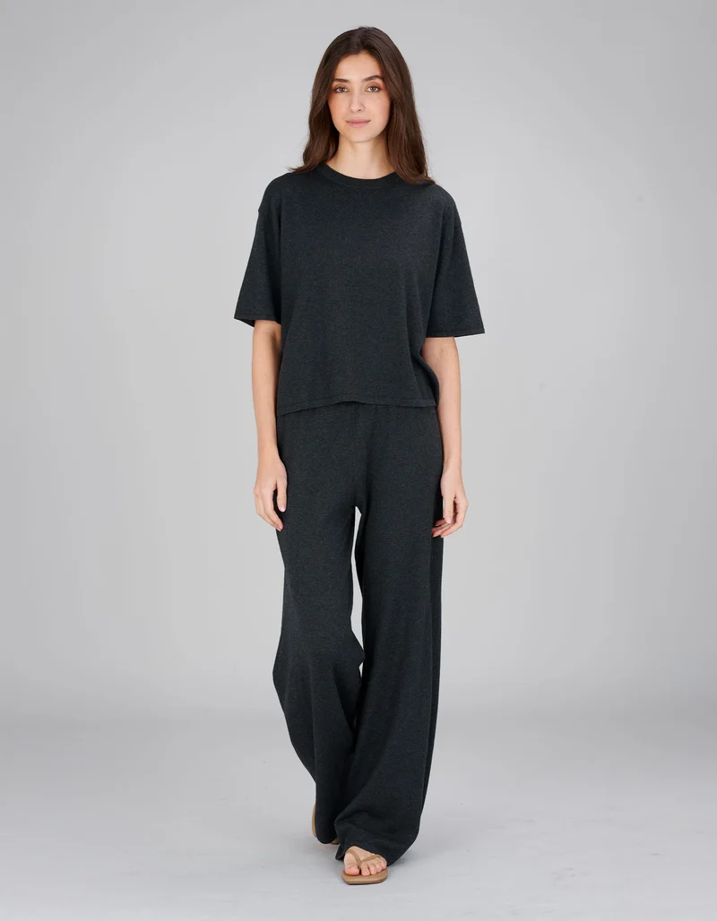 Wide-Leg Hose Aina mit Kaschmir-Anteil