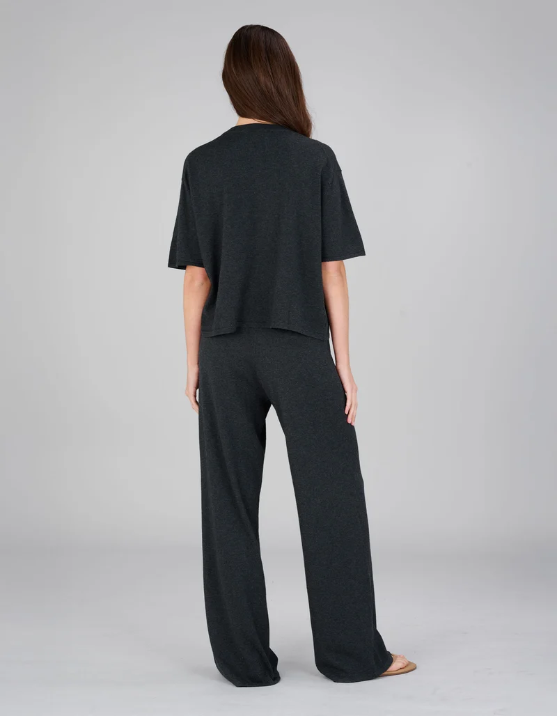 Wide-Leg Hose Aina mit Kaschmir-Anteil