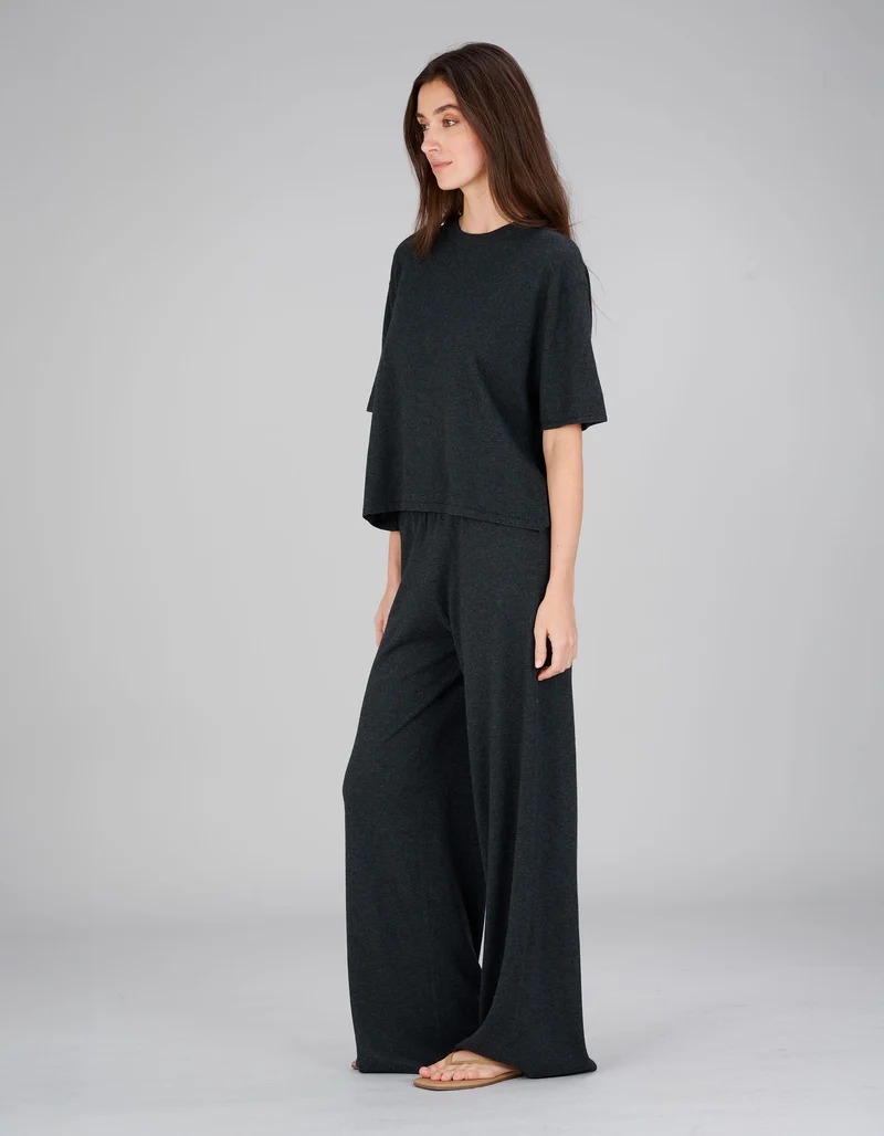 Wide-Leg Hose Aina mit Kaschmir-Anteil