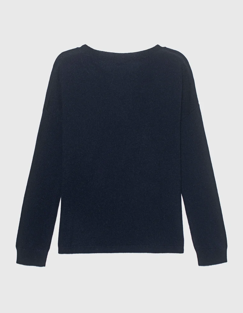 Kaschmir-Pullover Dea mit Rundhalsausschnitt