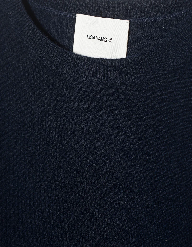 Kaschmir-Pullover Dea mit Rundhalsausschnitt