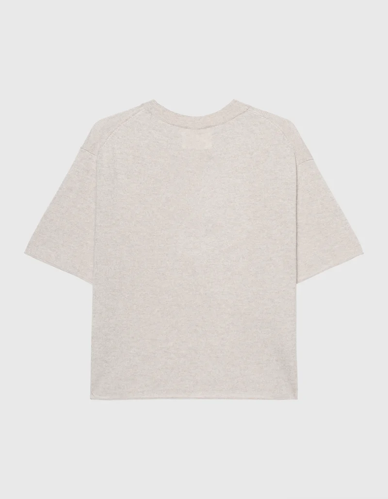 Kurzarm-Kaschmir-Pullover Cila