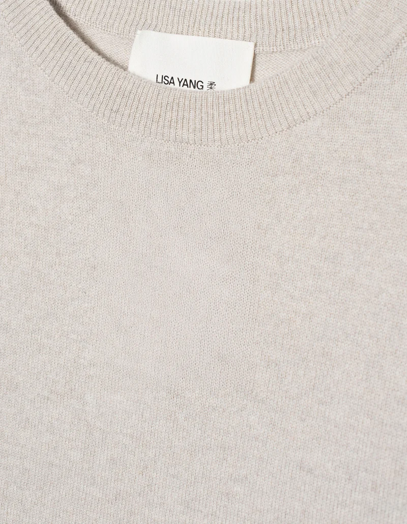 Kurzarm-Kaschmir-Pullover Cila