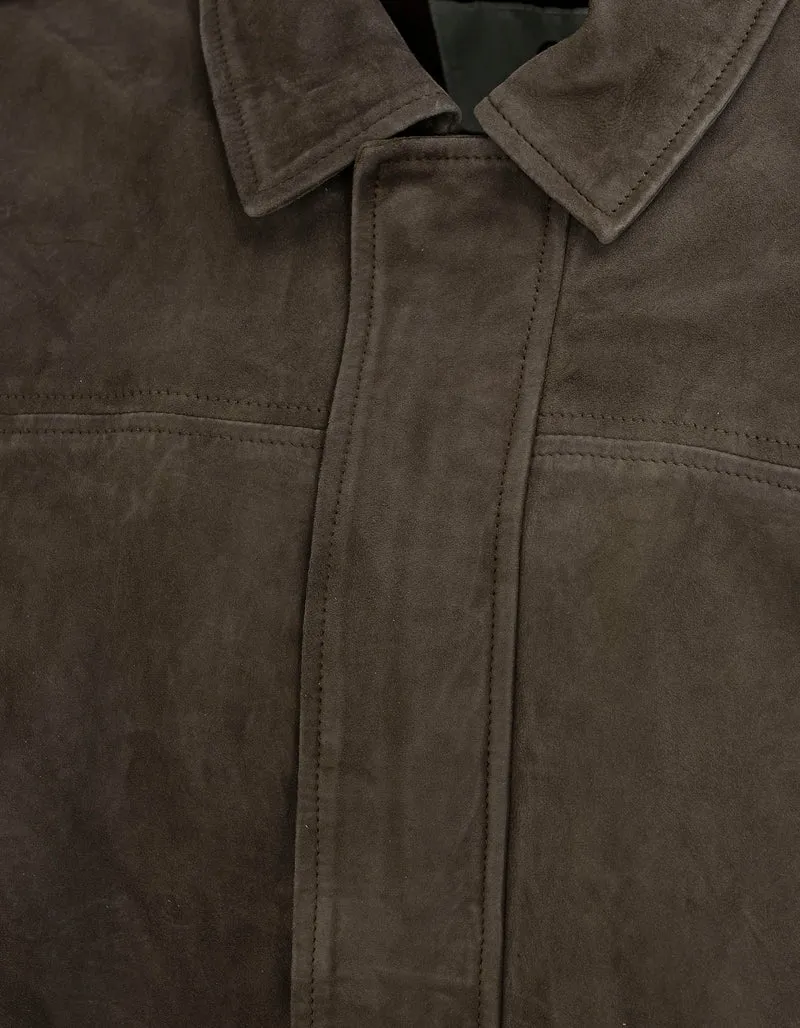 Oversize Veloursleder-Jacke Meghan