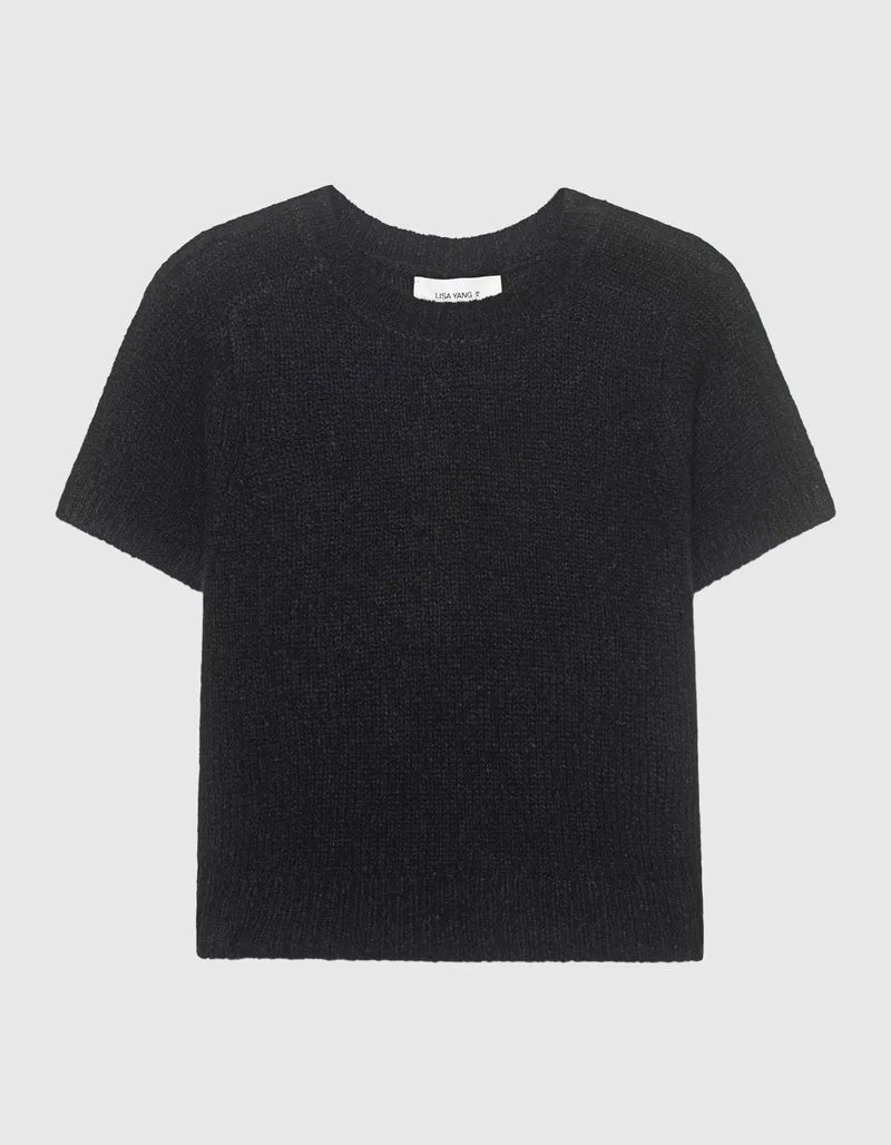 Kaschmir-Seide Kurzarm Pullover Siona
