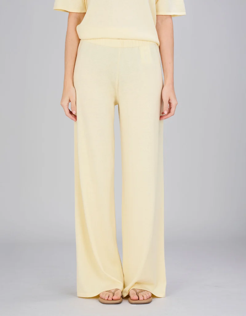 Wide-Leg Hose Aina mit Kaschmir-Anteil