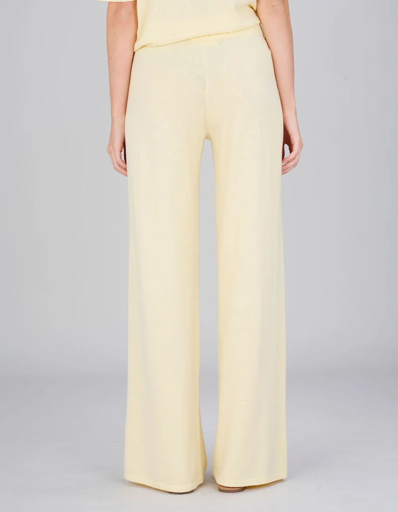 Wide-Leg Hose Aina mit Kaschmir-Anteil