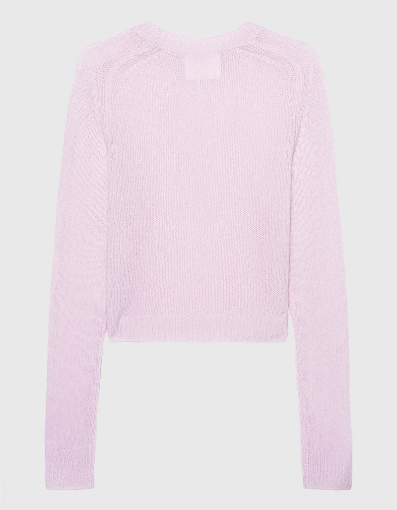 Kaschmir-Seide Pullover Solene mit Rundhalsausschnitt