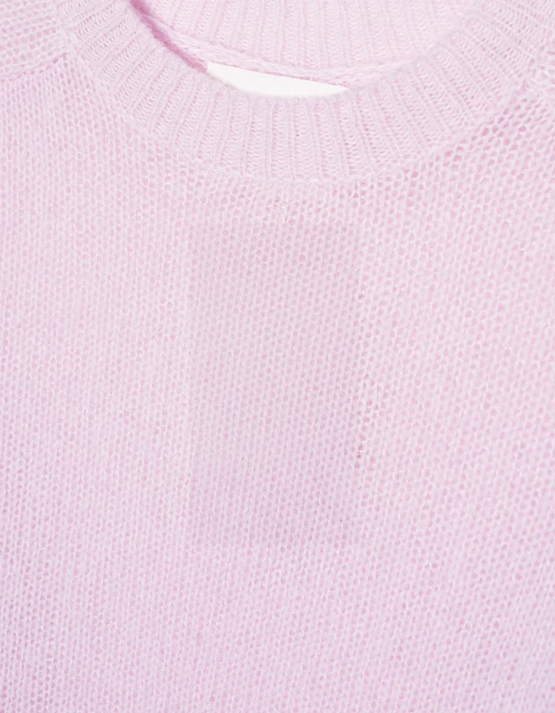 Kaschmir-Seide Pullover Solene mit Rundhalsausschnitt