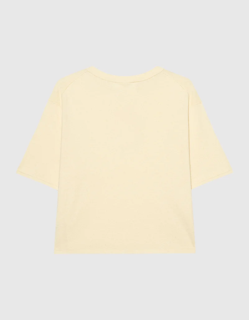 Kurzarm Baumwolle-Kaschmir Shirt Rubie