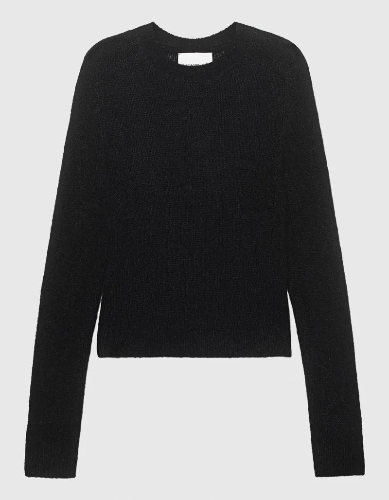 Kaschmir-Seide Pullover Solene mit Rundhalsausschnitt