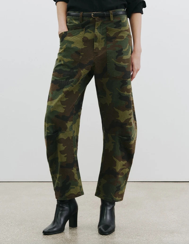Barrel-Leg Camouflage Hose Shon