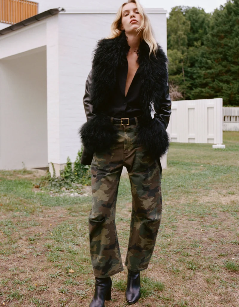 Barrel-Leg Camouflage Hose Shon