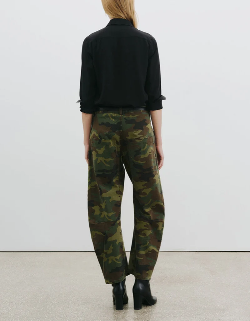 Barrel-Leg Camouflage Hose Shon