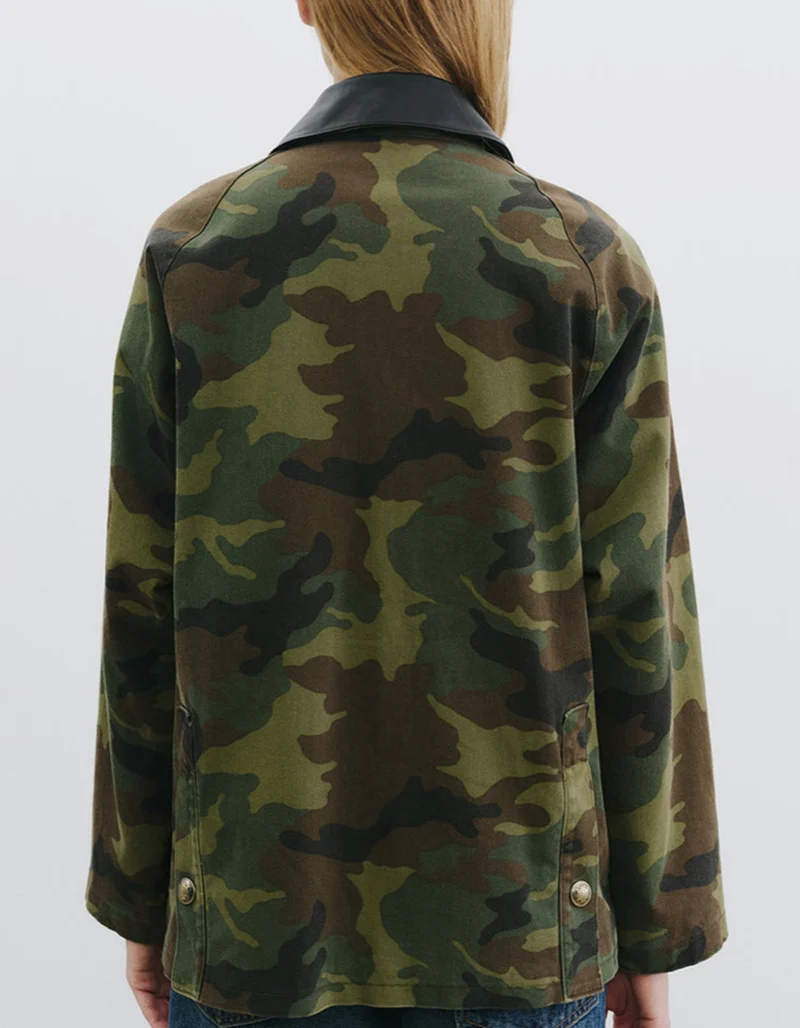 Camouflage Parka Andrew mit Lammleder-Kragen