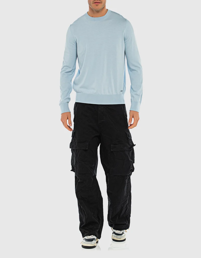 Cargo-Hose im Crinkle-Look
