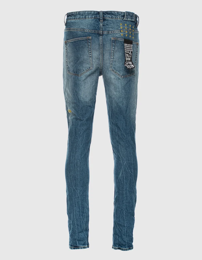 Washed-Out Slim-FIt-Jeans