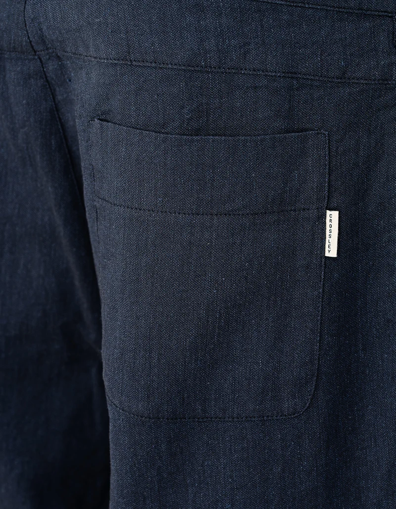 Leinen-Mix Bundfalten-Hose