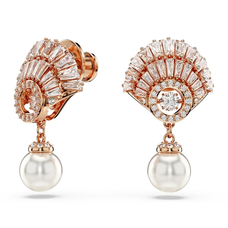 Swarovski Idyllia Rosé Goldfarbene Ohrknöpfe 5689196