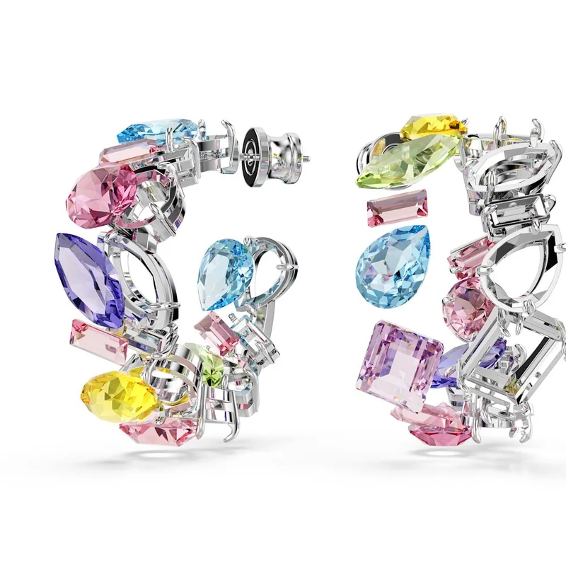 Swarovski Gema Silver Coloured Earrings 5692412