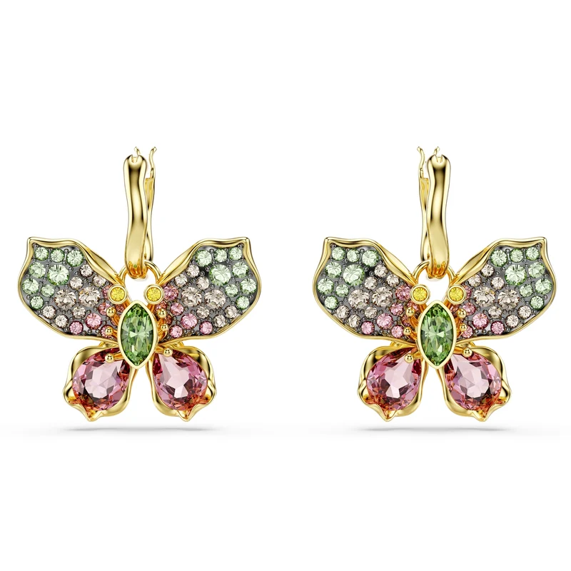 Swarovski Idylli Multi Coloured Butterfly Earrings 5709953