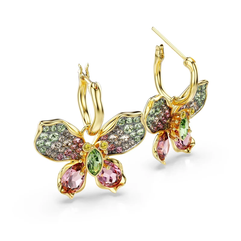 Swarovski Idylli Multi Coloured Butterfly Earrings 5709953