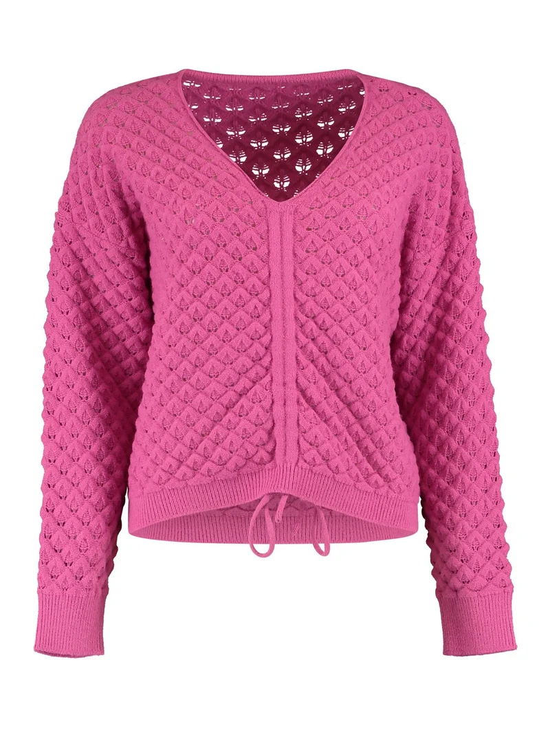 Hailys Strickpullover mit V-Ausschnitt