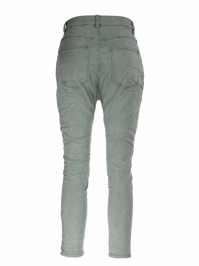 Splash of Color High Waist Jeans asymmetrisch