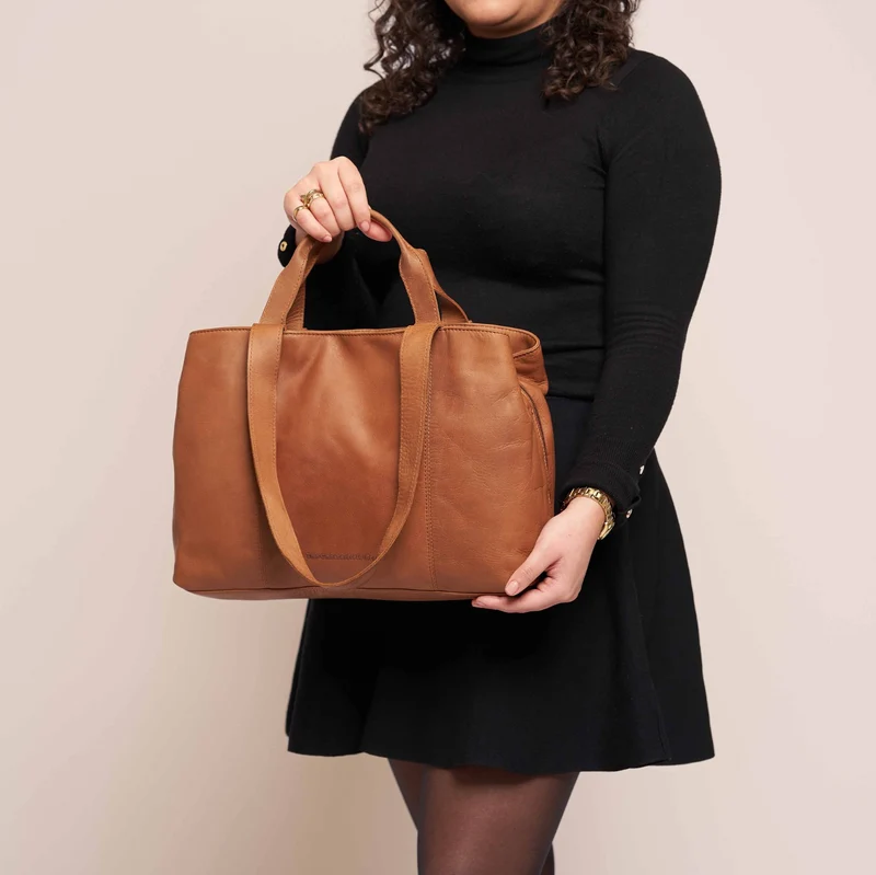 The Chesterfield Brand Gail Leather Cognac Shoulder Bag C48.098731