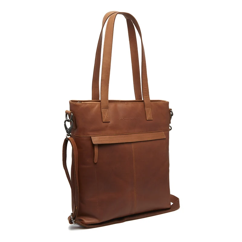 The Chesterfield Brand Wax Pull Up Nunavik Cognac Shopper C38.021431