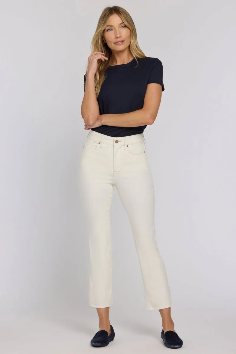 Billie Mini Bootcut Ankle Jeans in Cool Embrace® Denim | Vintage White