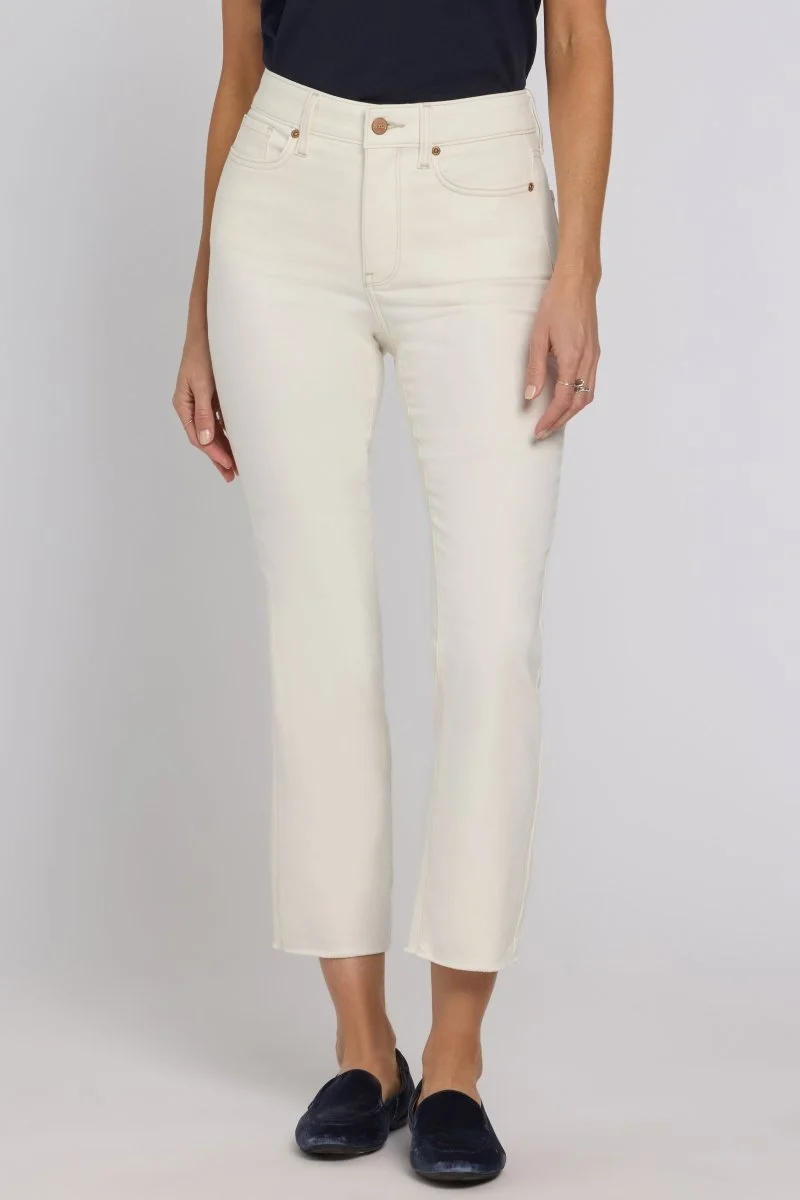 Billie Mini Bootcut Ankle Jeans in Cool Embrace® Denim | Vintage White