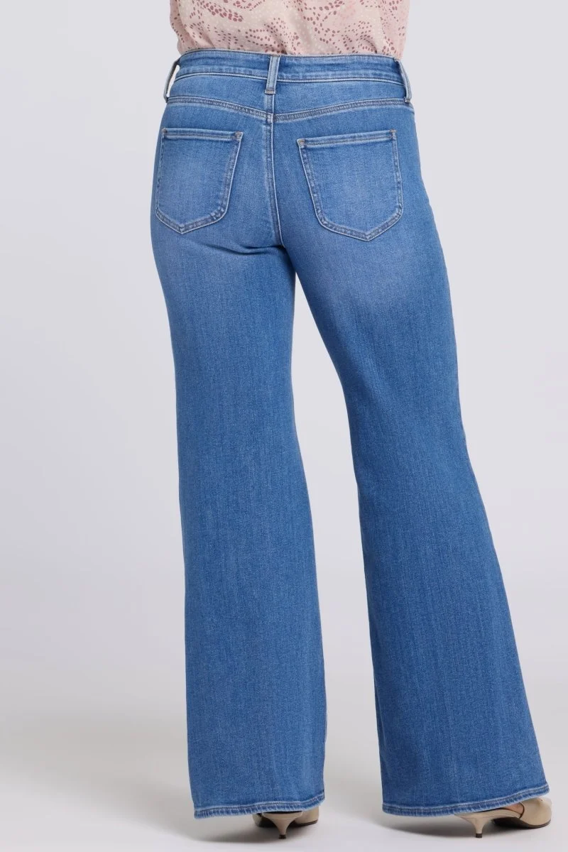 Mia Palazzo Jeans mit High Rise | Blue Paradise