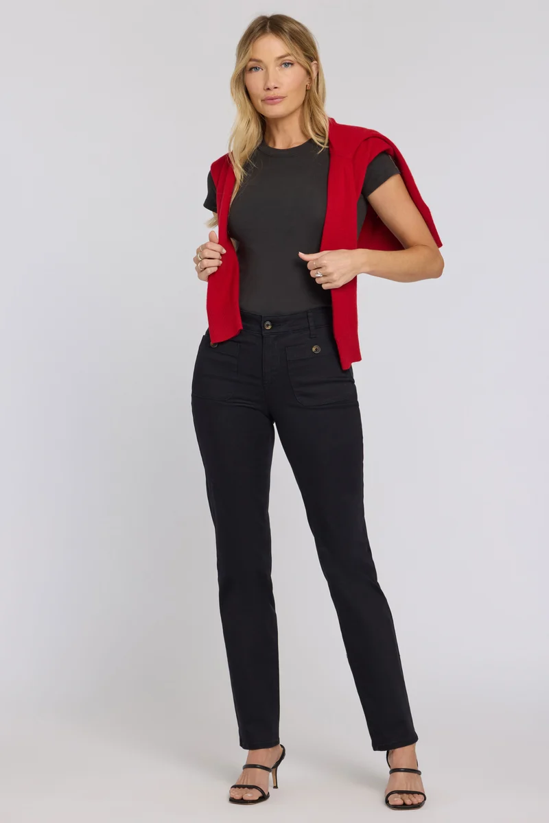 Marilyn Straight Jeans | Black