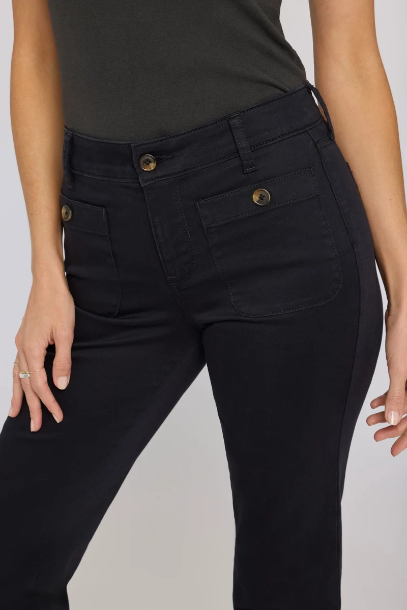 Marilyn Straight Jeans | Black
